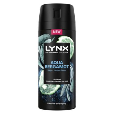 Lynx Fine Fragrance Collection Premium Deodorant Bodyspray Aqua