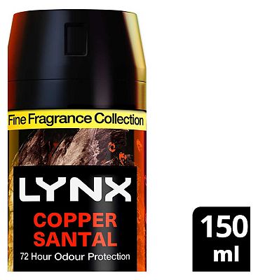 Lynx Fine Fragrance Collection Premium Deodorant Bodyspray Copper Santal 150ml