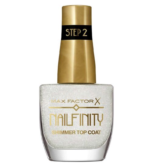 Max Factor Nailfinity Gel Nail Polish Limited Edition Top Coat - 102 Starry Veil 12ml