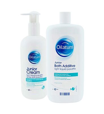 Oilatum Junior Bundle - Bath Additive 600ml and Cream 500ml