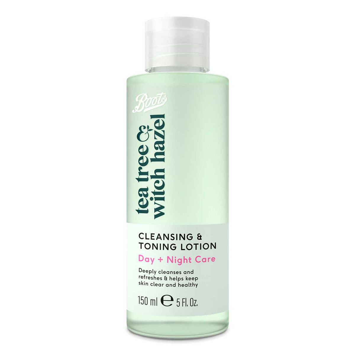 Boots Tea Tree & Witch Hazel Cleansing And Toning Lotion 150Ml