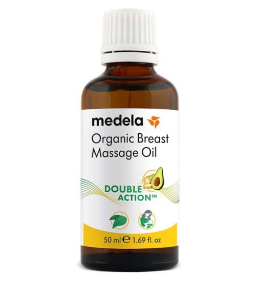 Medela Double Action Organic Breast Massge Oil