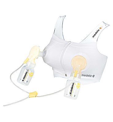 Medela Hands-Free Bustier L White