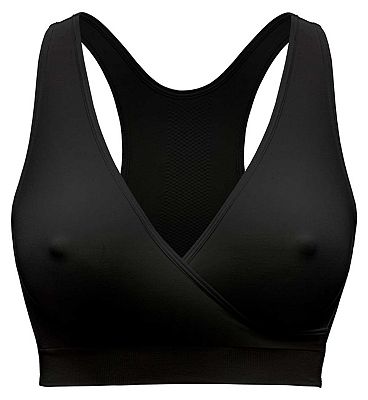 Medela Keep Cool Sleep Breathable Maternity & Nursing Bra L Black