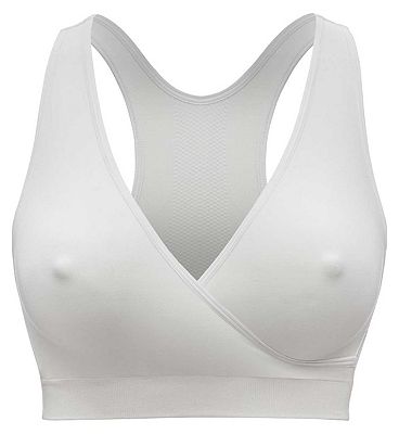 Jual Mothercare Mothercare nude and white soft cup nursing bras - 2 pack  Original 2024