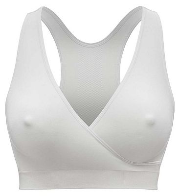 Medela Keep Cool Sleep Breathable Maternity & Nursing Bra S White