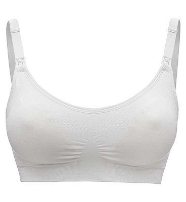 Mothercare Nursing Crop Bra's 2 Pack - 95% Cotton Blooming