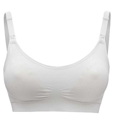 Mothercare Mini Spot And White Soft Cup Fuller Bust Nursing Bras - 2 Pack