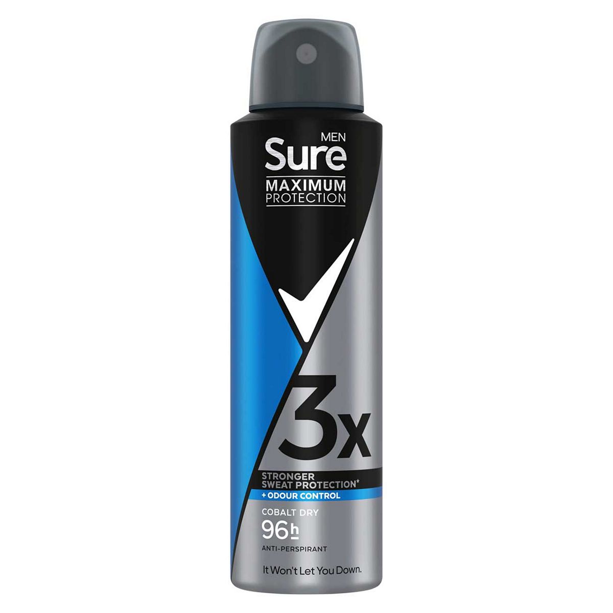 Sure Maximum Protection Cobalt Dry 96H Deodorant Spray 150Ml
