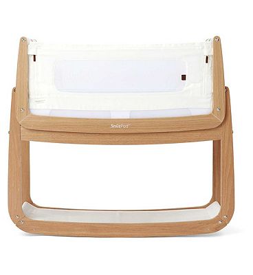 SnuzPod 4 Bedside Crib, The Natural Edit - Oak