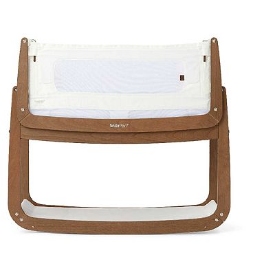 SnuzPod 4 Bedside Crib, The Natural Edit - Walnut