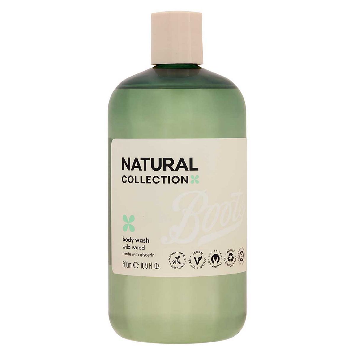 Natural Collection Bodywash Wild Wood Orange Blossom & Sandalwood 500ml