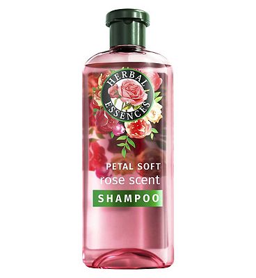 Herbal Essences Rose Scent Petal Soft Shampoo 350ml to Nourish Dry Hair, Silicone Free