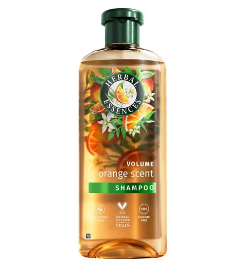 Herbal Essences Orange Scent Volume Shampoo 350ml for Fine Hair, Silicone Free