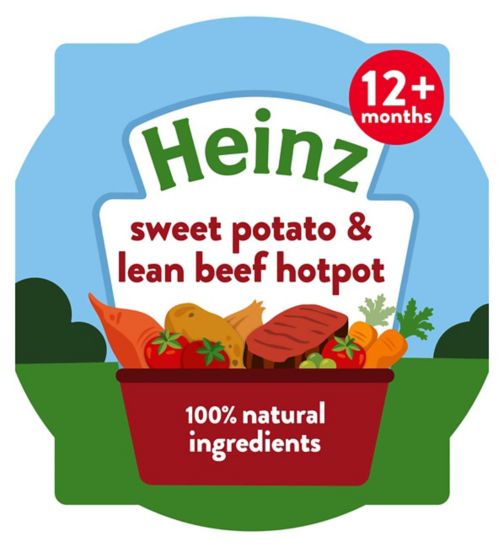 Heinz Sweet Potato & Lean Beef Hotpot Baby Food Tray 1+ Year 200g