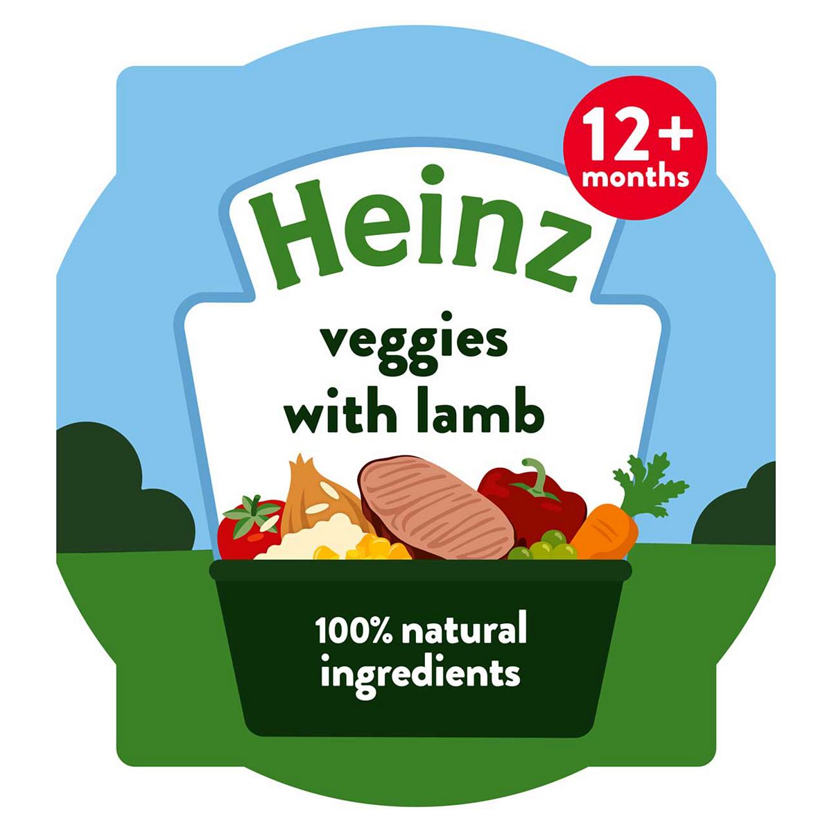 Heinz Veggies With Lamb Baby Food Tray 1+ Year 200G