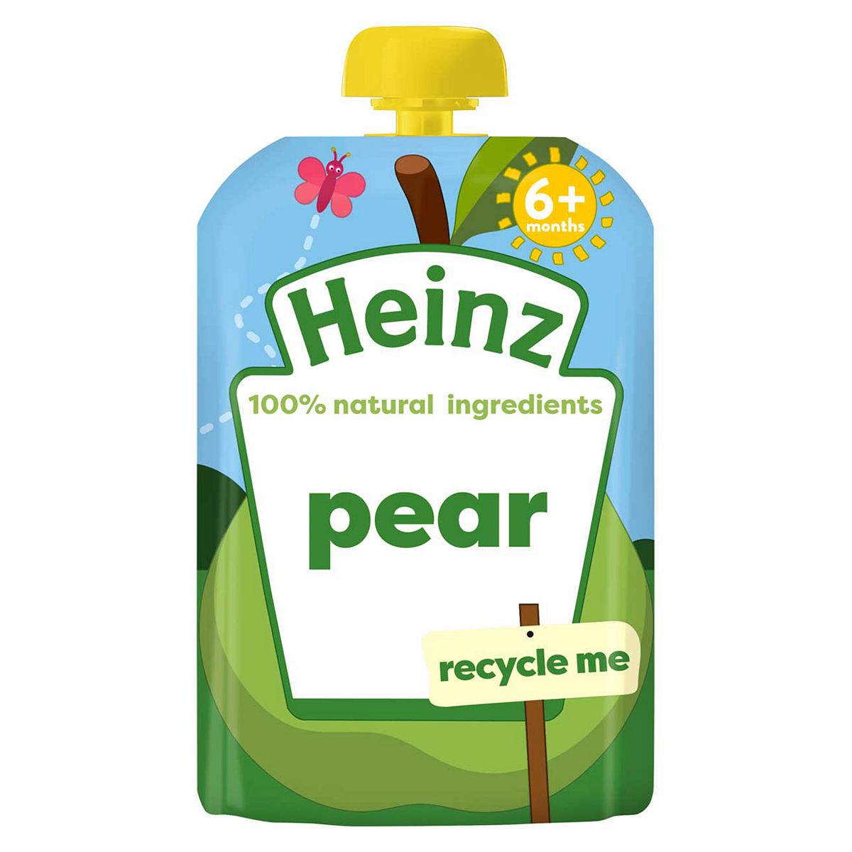 Heinz Baby Fruit Pouch Pear 6+ Mnth 100G