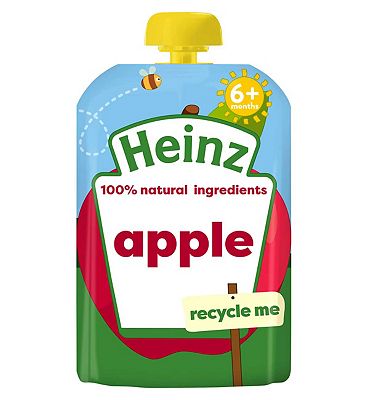 Heinz baby fruit pouch aple 6+ mnth 100g