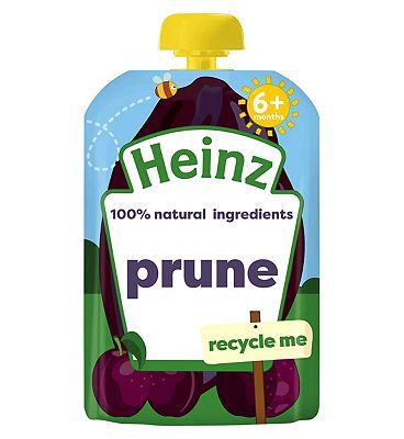Heinz baby fruit pouch prune 6+ mnt 100g