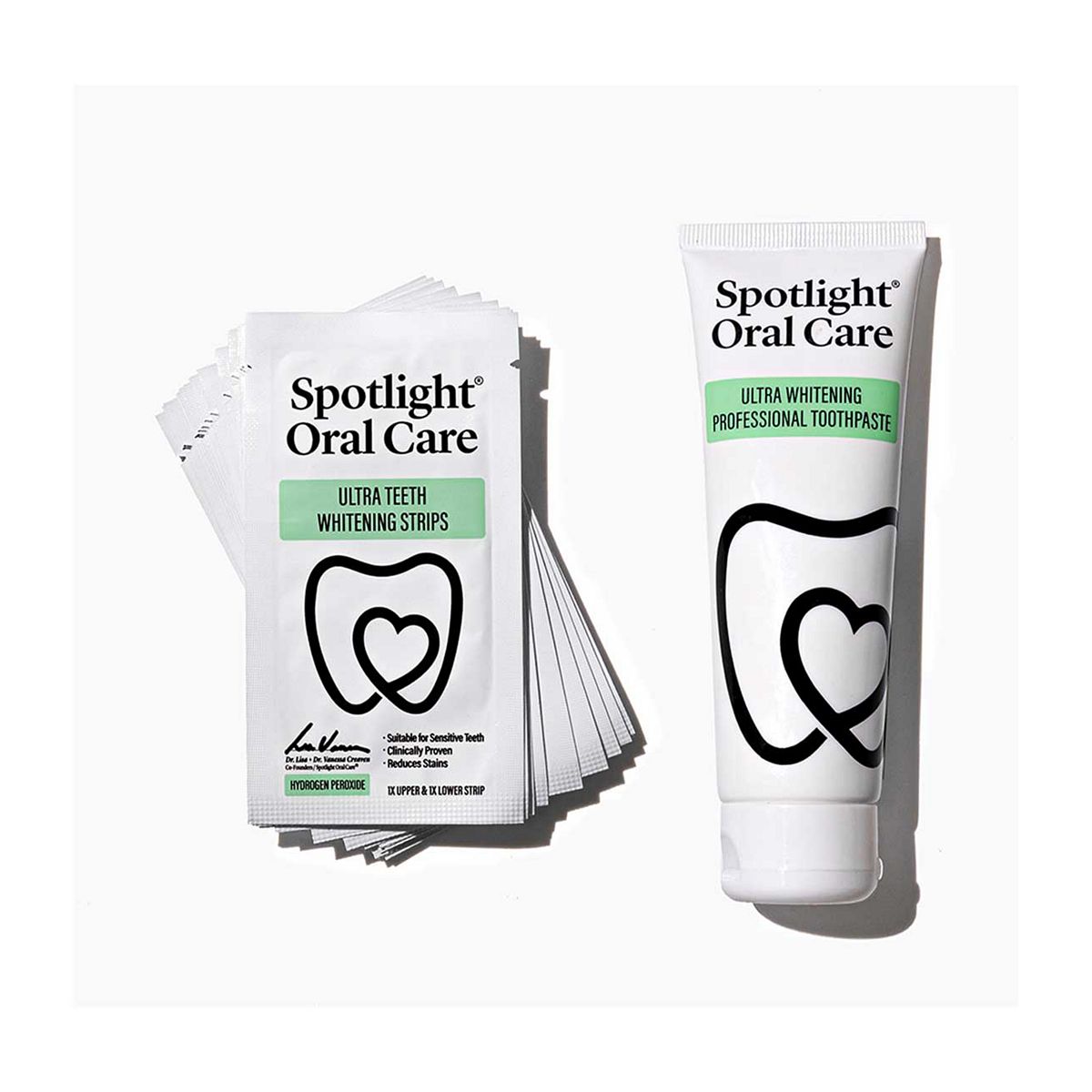 Spotlight Oral Care Spotlight Ultra Teeth Whitening Strip + Toothpaste.