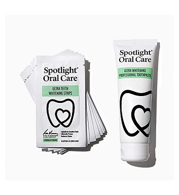 Spotlight Ultra Teeth Whitening Strip + Whitening Toothpaste.