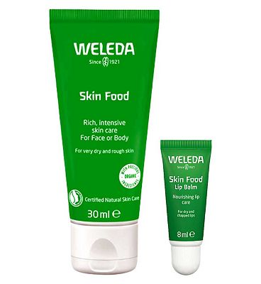 Weleda Skin Food Cream & Lip Balm Bundle 30ml