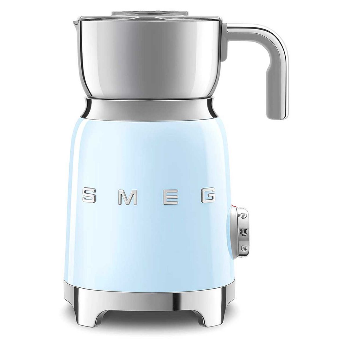 Smeg Milk Frother Pastel Blue With Tritan Renew