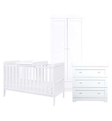 Tutti Bambini Rio 3 Piece Room Set - White