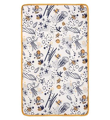 Tutti Bambini Changing Mat - Our Planet - Ocean White