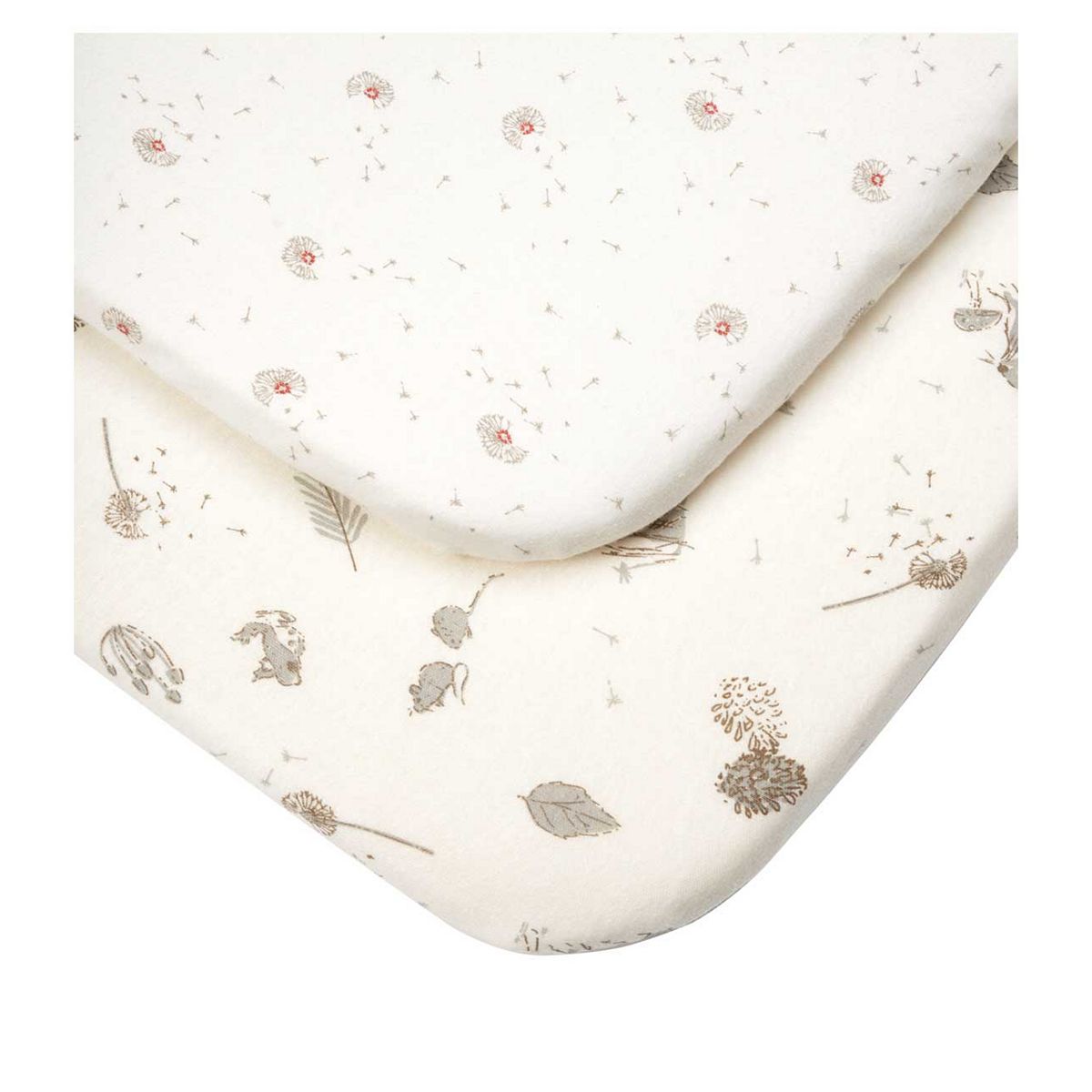 Tutti Bambini Bedside Crib Fitted Sheets 2 Pack - Cocoon