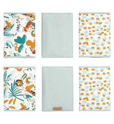 Tutti Bambini Cot Wraps - Run Wild 6pk
