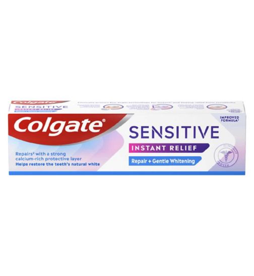 Colgate Sensitive Instant Relief Sensitive Toothpaste with Whitening - 75ml