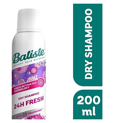 Batiste 24H Fresh Touch Activated Dry Shampoo, 200ml