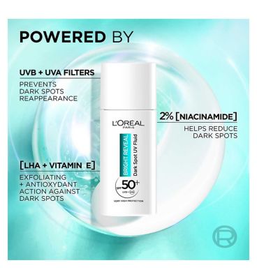 L'Oréal Paris Bright Reveal Dark Spot UV Fluid SPF 50+ Niacinamide 50ml (4)