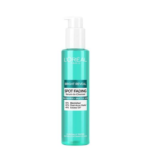 L'Oréal Paris Bright Reveal Spot Fading Serum-In-Cleanser Niacinamide and Salicylic Acid 150ml
