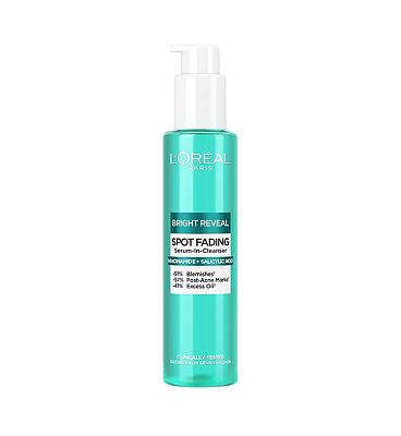 L’Oral Paris Bright Reveal Spot Fading Serum-In-Cleanser Niacinamide and Salicylic Acid 150ml