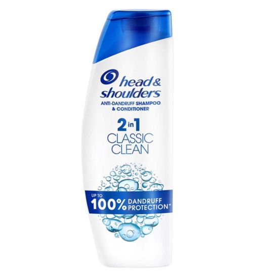 Head & Shoulders Classic Clean 2in1 Anti Dandruff Shampoo 330ml. Refreshing Clean Scent