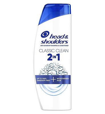 Head & Shoulders Classic Clean 2in1 Anti Dandruff Shampoo 330ml. Refreshing Clean Scent