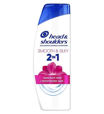 Head & Shoulders Smooth & Silky 2in1 Anti Dandruff Shampoo 330ml. Fresh Clean Feeling