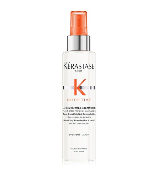 Kérastase Nutritive, Beautifying Detangling Blow-Dry Mist for Fine to Medium Dry Hair, Heat Protectant, Lotion Thermique 150ml