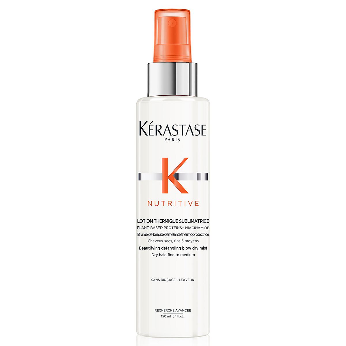 Kerastase Kérastase Nutritive, Beautifying Detangling Blow-Dry Mist For Fine To Medium Dry Hair, Heat Protectant, Lotion Thermique 150ml