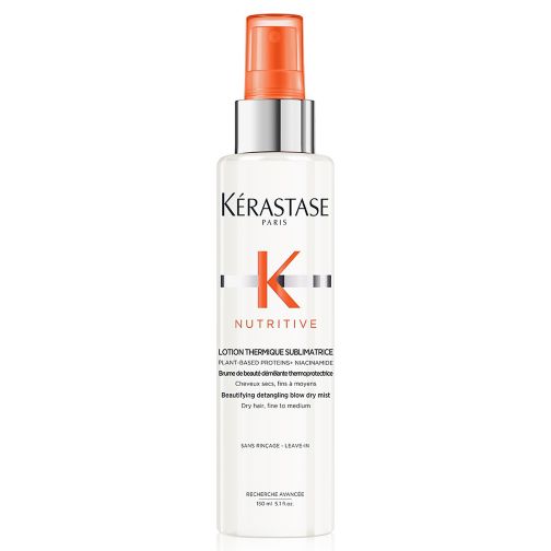 Kérastase Nutritive, Beautifying Detangling Blow-Dry Mist for Fine to Medium Dry Hair, Heat Protectant, Lotion Thermique 150ml