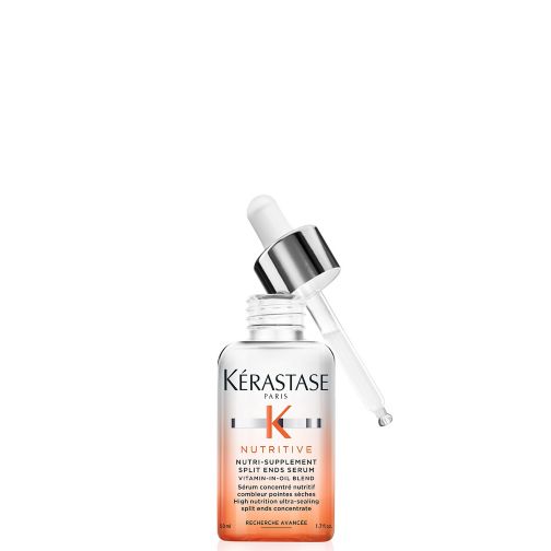 Kérastase Nutritive, Split Ends Hair Serum for Dry Hair, Nourishing Leave-In Oil Treatment, Ultra-Sealing Formula, 50ml