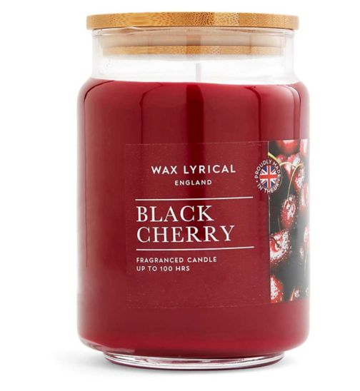 Wax Lyrical England Black Cherry Large Jar