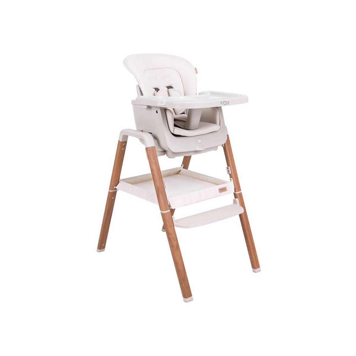Tutti Bambini Nova Evolutionary Highchair Scandinavian Walnut/Ecru