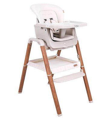 Tutti Bambini Nova Evolutionary Highchair Scandinavian Walnut/Ecru