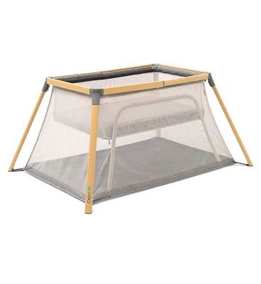 Tutti Bambini 3-In-1 Cozee Go Travel Cot And Playpen Oak/Charcoal