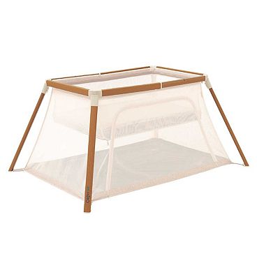 Tutti Bambini 3-In-1 Cozee Go Travel Cot And Playpen Scandinavian Walnut/ecru