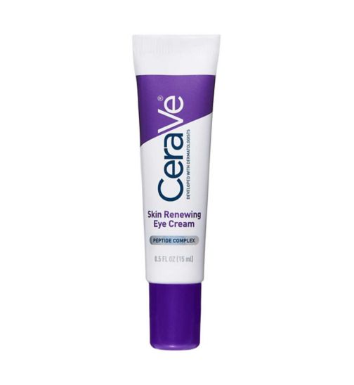 CeraVe Skin Renewing Eye Cream with Peptide Complex & Caffeine for Brighter, Smoother Eyes 15ml