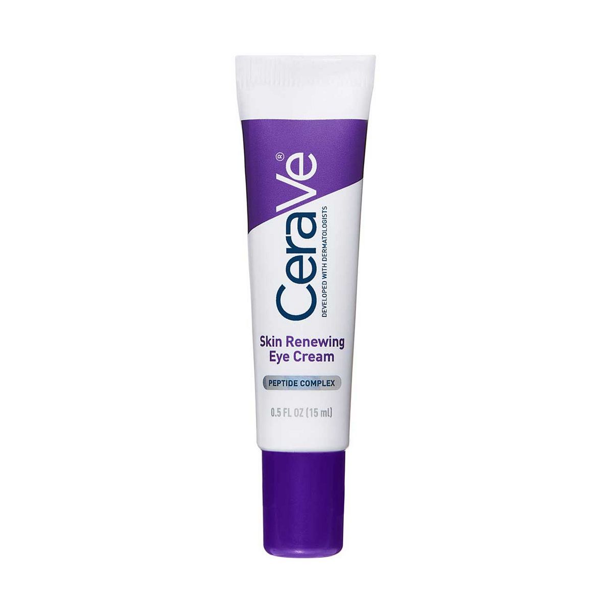 Cerave Skin Renewing Eye Cream With Peptide Complex & Caffeine For Brighter, Smoother Eyes 15ml